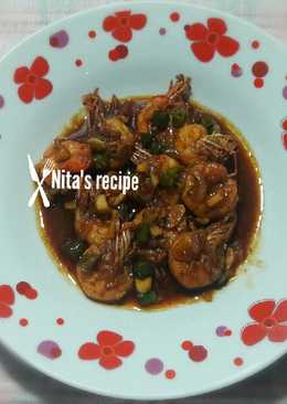 Udang saus mentega