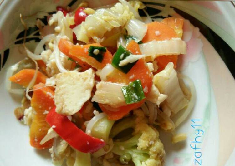 Resep Oseng sayur pelangi - Zafhy 11