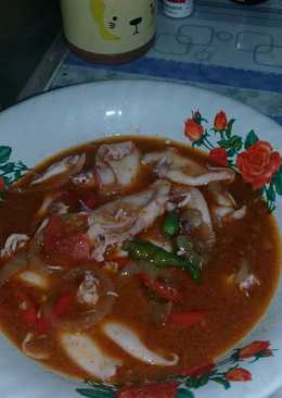 Cumi asam manis pedas