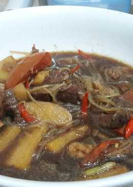 Semur Daging Sapi, Tahu, Kentang