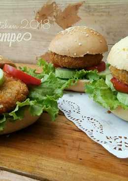 Burger tempe (vegetarian) #Maree