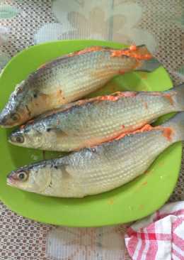 Ikan bakar belanak bumbu