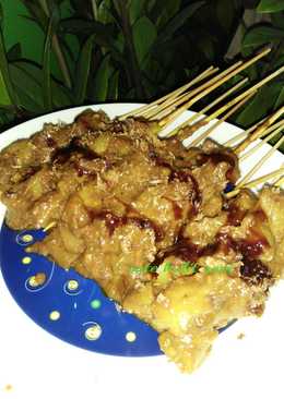 Sate Kulit Sapi/ Cecek, bumbu kacang #pekan inspirasi ramadhan penuh berkah