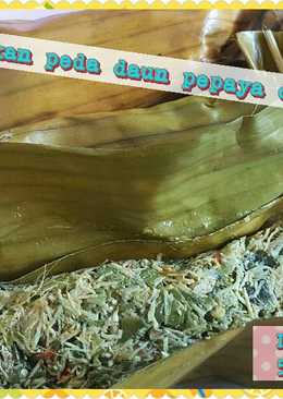 Bothok ikan peda daun pepaya dan beluntas