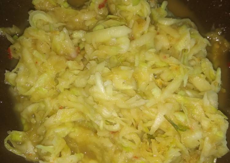 resep Rujak serut mangga muda