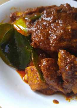 Rendang tempe (vegan)