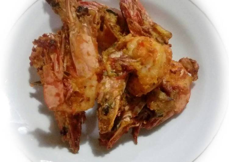 bahan dan cara membuat Udang goreng ala 