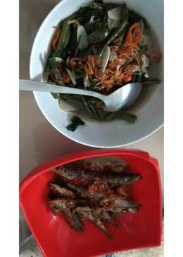 Tumis kangkung vs ikan cuek (klau orang solo sbut gereh besekðŸ˜…)