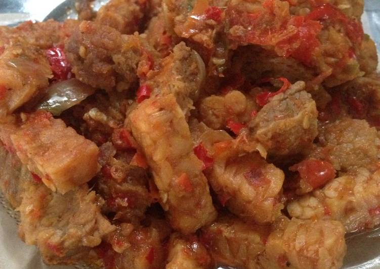 resep lengkap untuk Sambel Goreng Daging Tempe