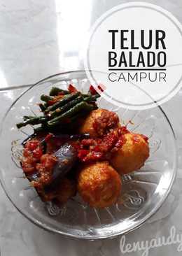 Telur Balado Campur (sayur)