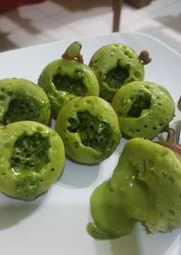 Kue Cubit Double Greentea recook Ci Tintin Rayner