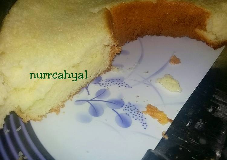 resep Bolu Nutrijell (resep Anna Takita kocok all in 1) praktis No Oven !