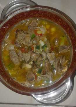 Jantung hati ayam asam manis