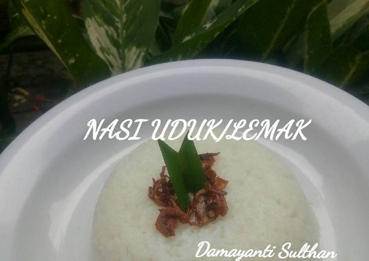 resep lengkap untuk Nasi Uduk/Lemak