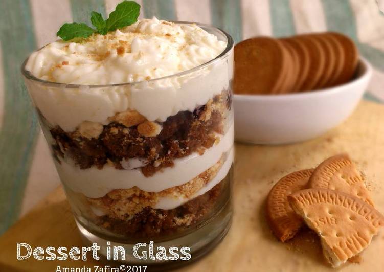 gambar untuk resep makanan Dessert in Glass (memanfaatkan sisa cake)