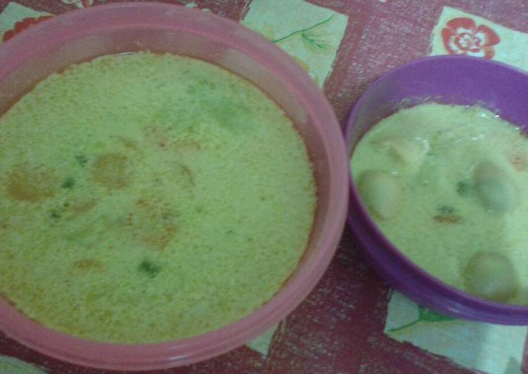 Resep telur puyuh kuah kuning Oleh wiwi rita haryani