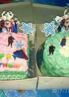 Kue Ulang Tahun Rainbow Cake Frozen