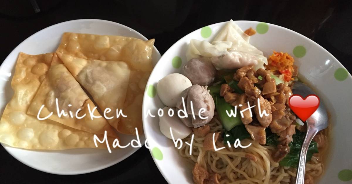 Resep Chicken noodle ala LiaRaFakhira