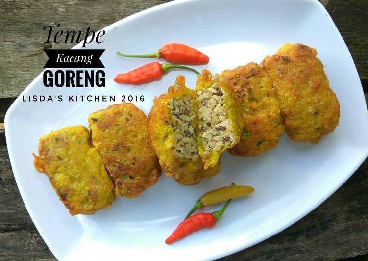 cara membuat Tempe Kacang Goreng