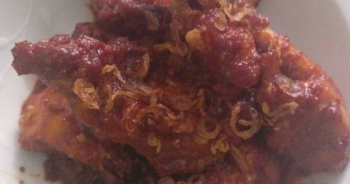 Resep Ayam bumbu rujak simpel ala mertua ala Aufa Thalib