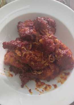 Ayam bumbu rujak simpel ala mertua