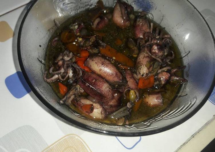 gambar untuk resep makanan Cumi basah saus tiram ala momy