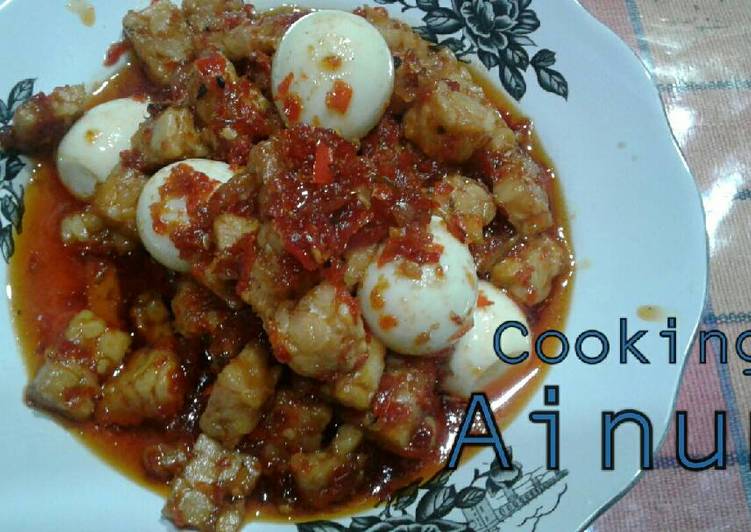 resep masakan Sambal Bawang Tempe Asik