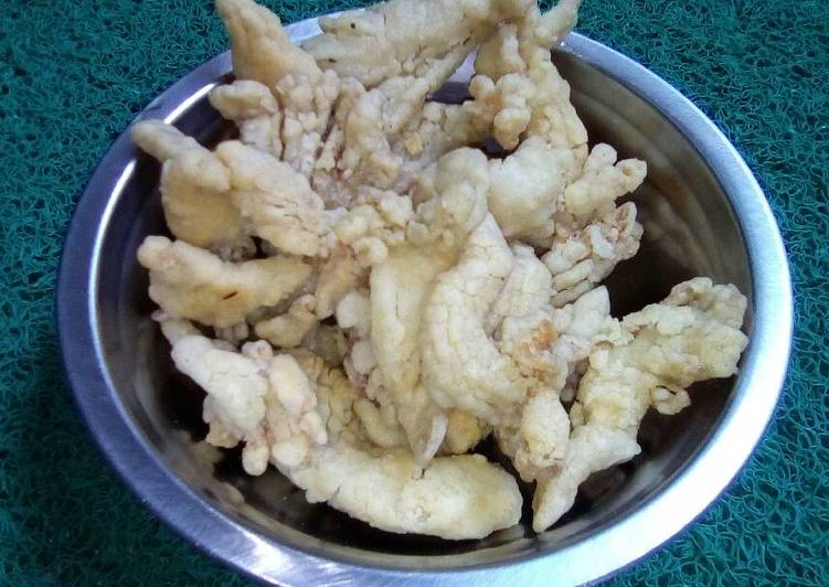 Resep Jamur tiram crispy simpel