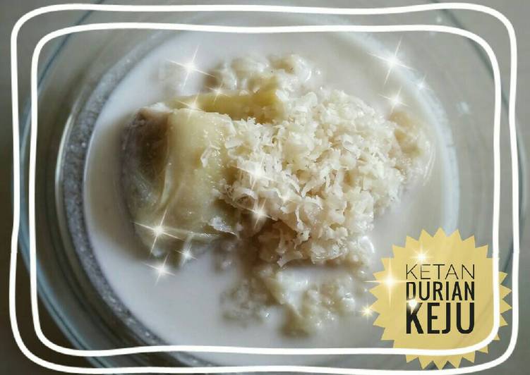 cara membuat Ketan durian keju