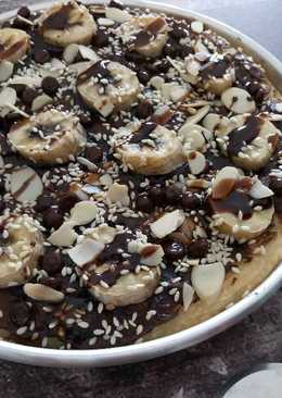 Banana Choco Pizza (Dessert/Sweet Pizza)