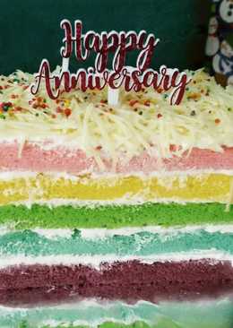 Rainbow Cake Lembut