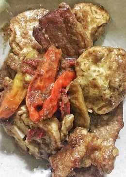 Lapis daging sapi & tofu pedas #kitaberbagi