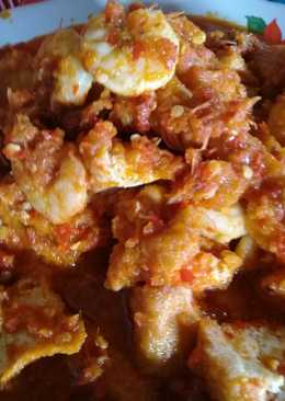 Sambal udang tahu