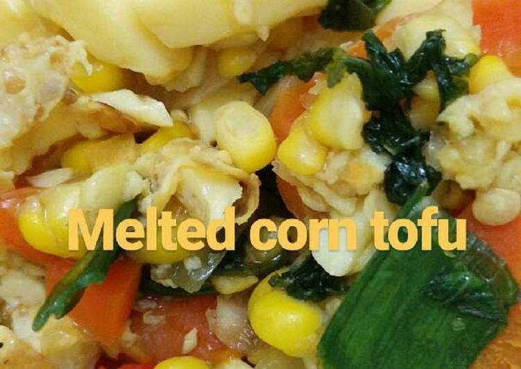 gambar untuk resep Melted corn tofu