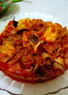 Cumi Tahu Balado