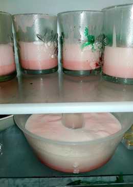 Puding Susu Lapis Busa