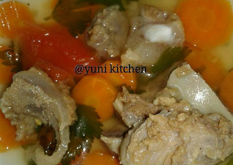 gambar untuk resep makanan Sayur sup daging sederhana