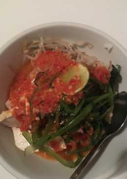 Sayur kangkung kuah merah