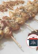 Sate pisang goreng madu oles ovomaltine kacang #homemadebylita