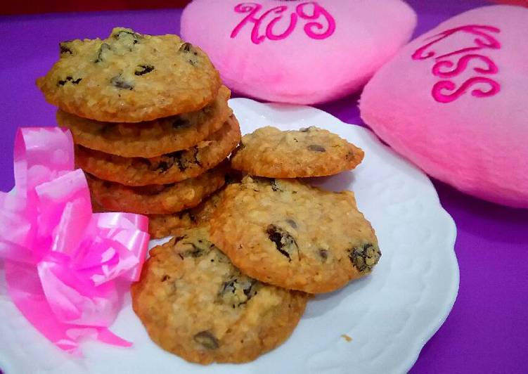 resep makanan Cookies raisin oatmeal