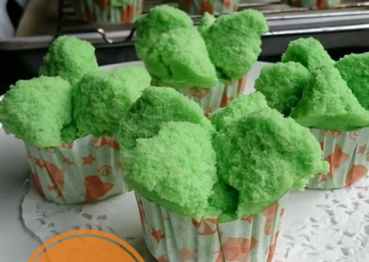 Resep Bolu kukus mekar hijau - #kitakoki