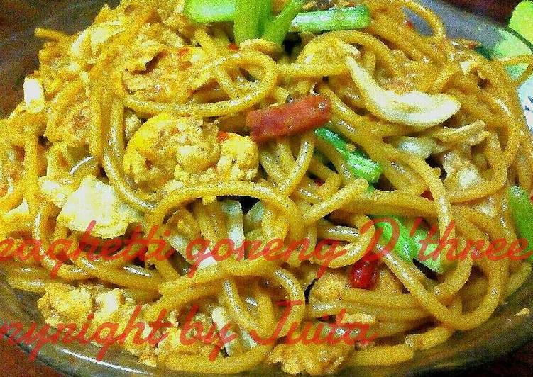 resep lengkap untuk Spaghetti goreng Jawa