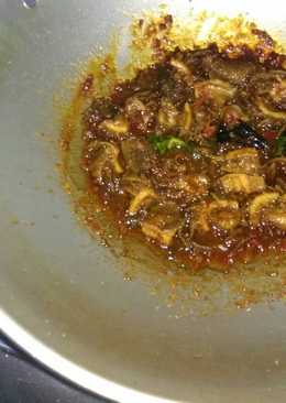 Babat gongso pedas manis