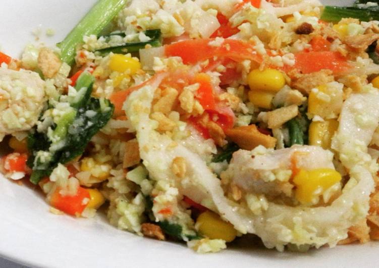 resep lengkap untuk Nasi Goreng Kembang Kol