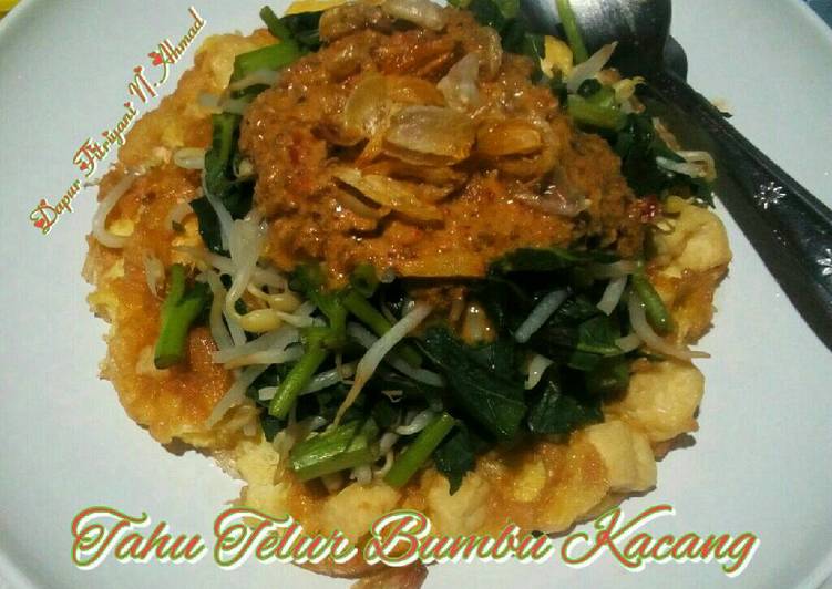 resep Tahu Telur Bumbu Kacang by Fitri