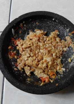 Sambel kencur tempe