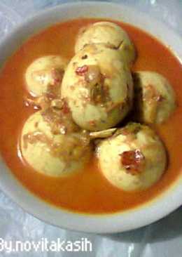 Gulai Telur Medan Kuah Kuning