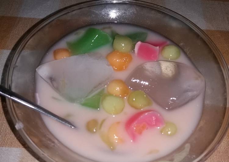 resep lengkap untuk Es Podeng (Es Puding)