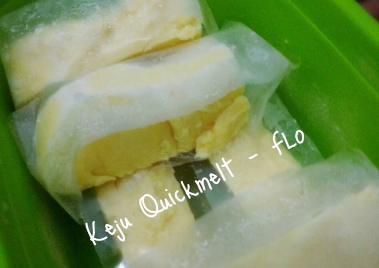 bahan dan cara membuat ?? Keju Quickmelt Homemade (Mozarella KW Super) Manis - FLo