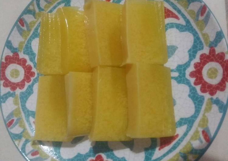 gambar untuk cara membuat Puding nutrisari jeruk